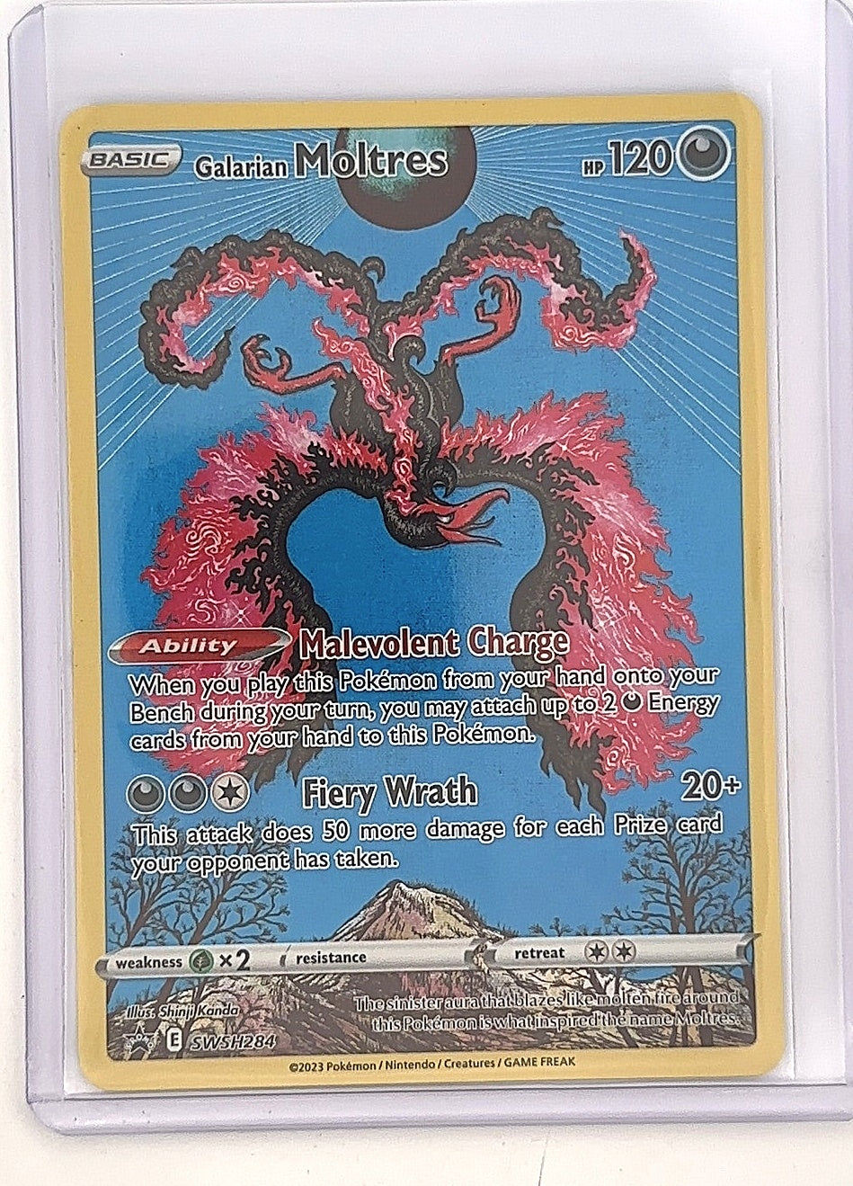 Galarian Moltres - SWSH284 #SWSH284 — front
