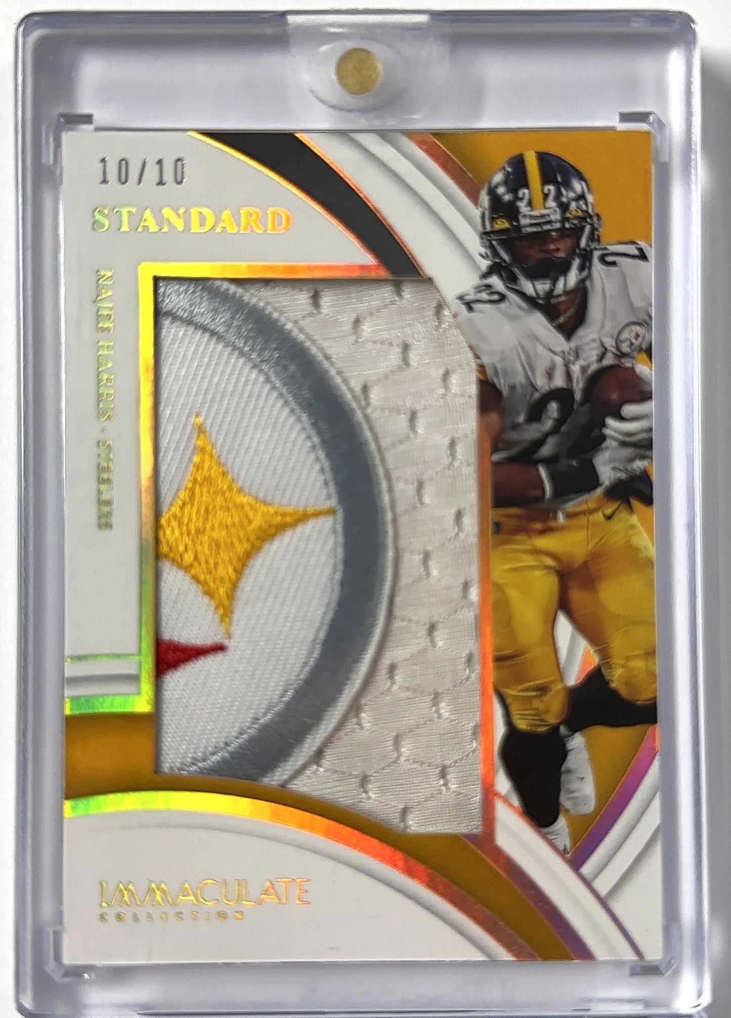 Najee Harris Patch /10 Immaculate Collection — front