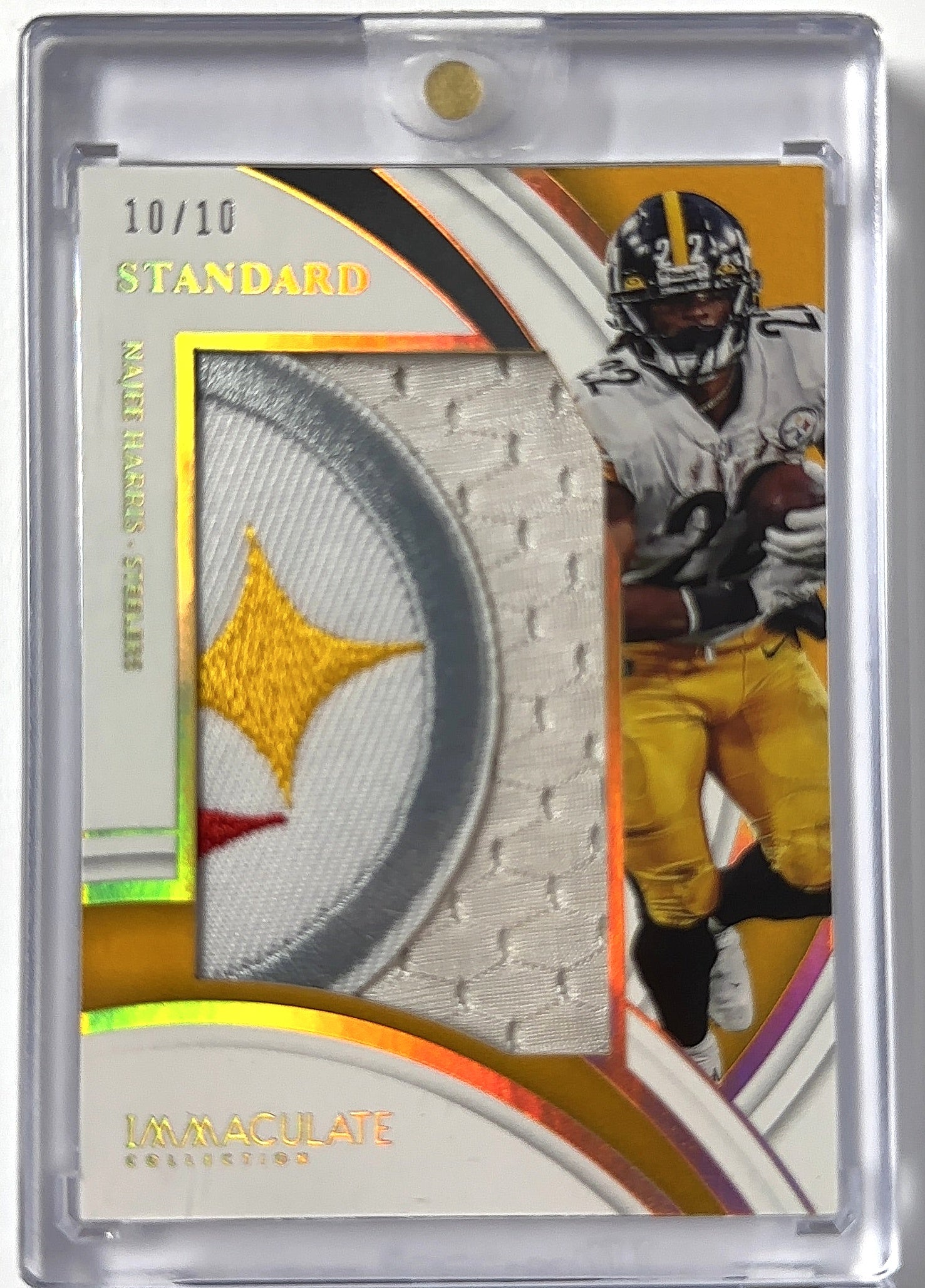 Najee Harris Patch /10 Immaculate Collection — front