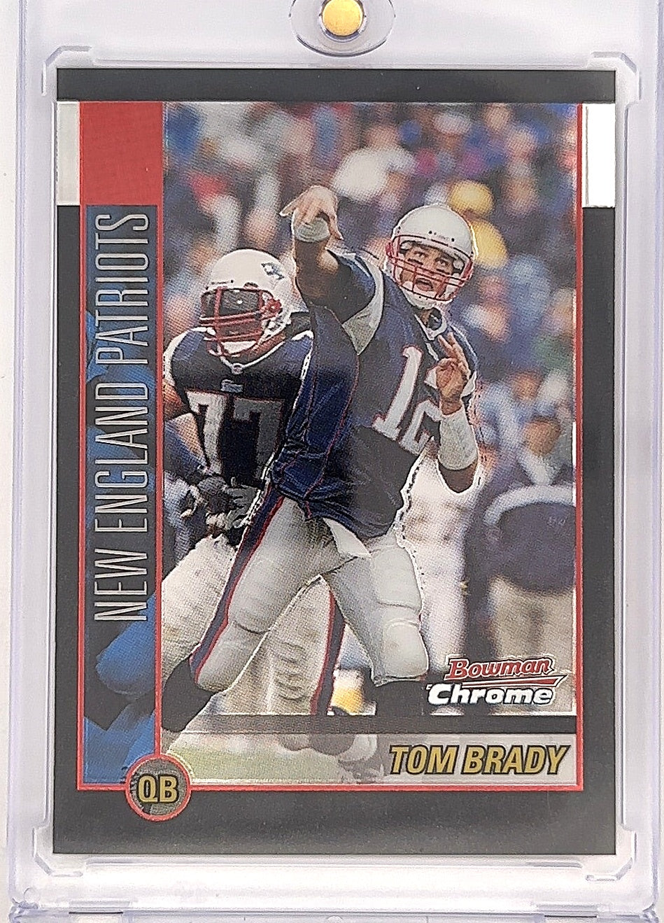 2002 Bowman Chrome Tom Brady #99 — front