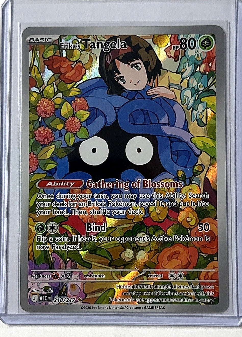 Erika's Tangela - 218/217 #218/217 — front