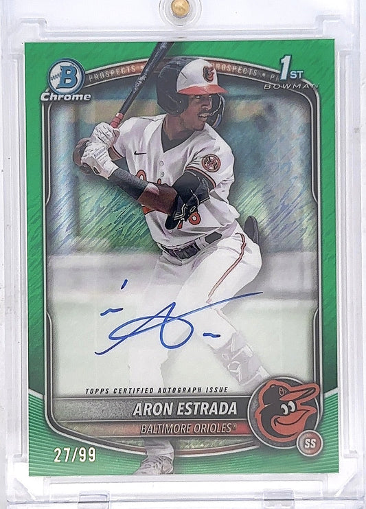 Aron Estrada Bowman Chrome 27/99 — front