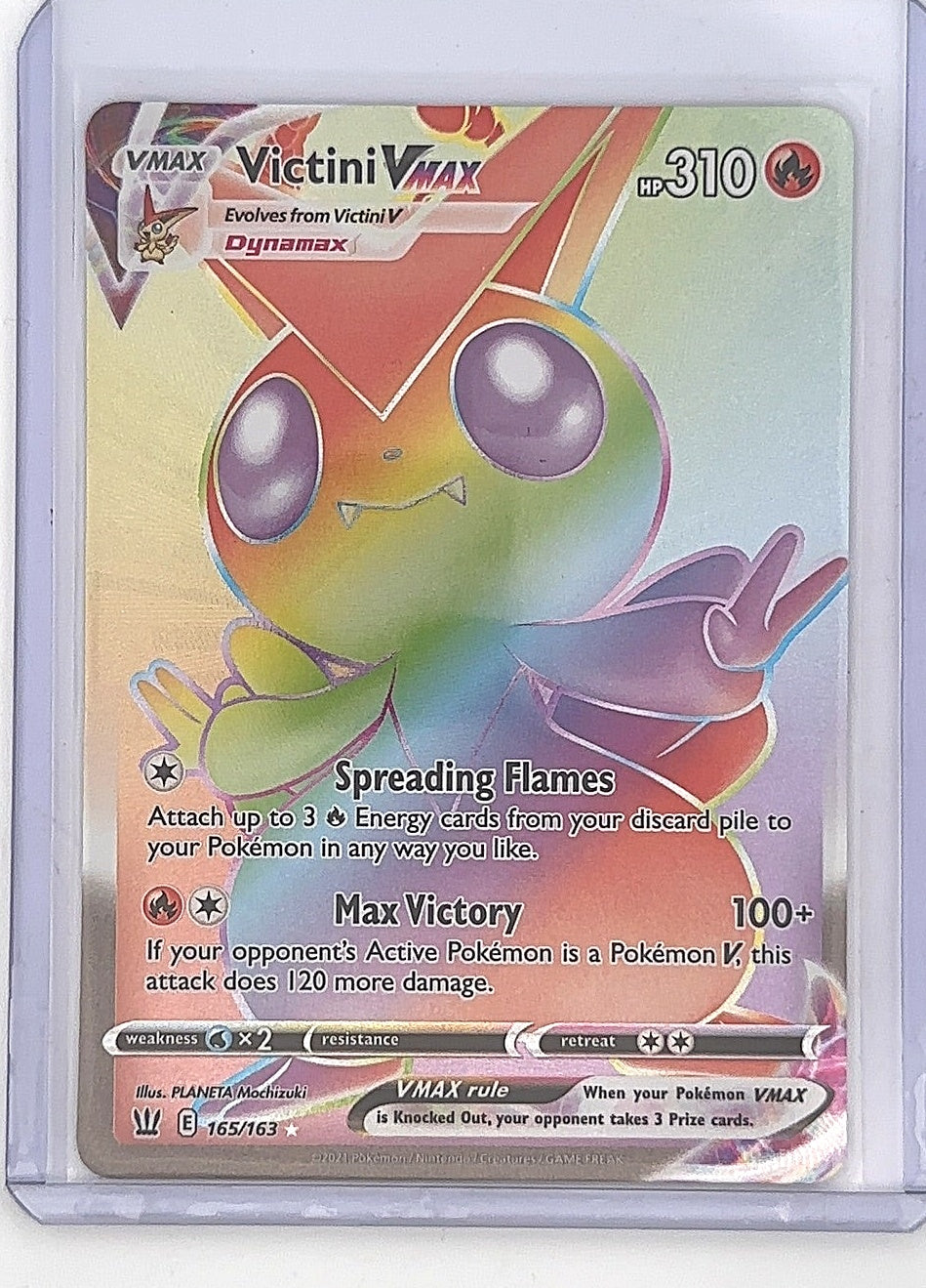 Victini VMAX (Secret) #165/163 — front