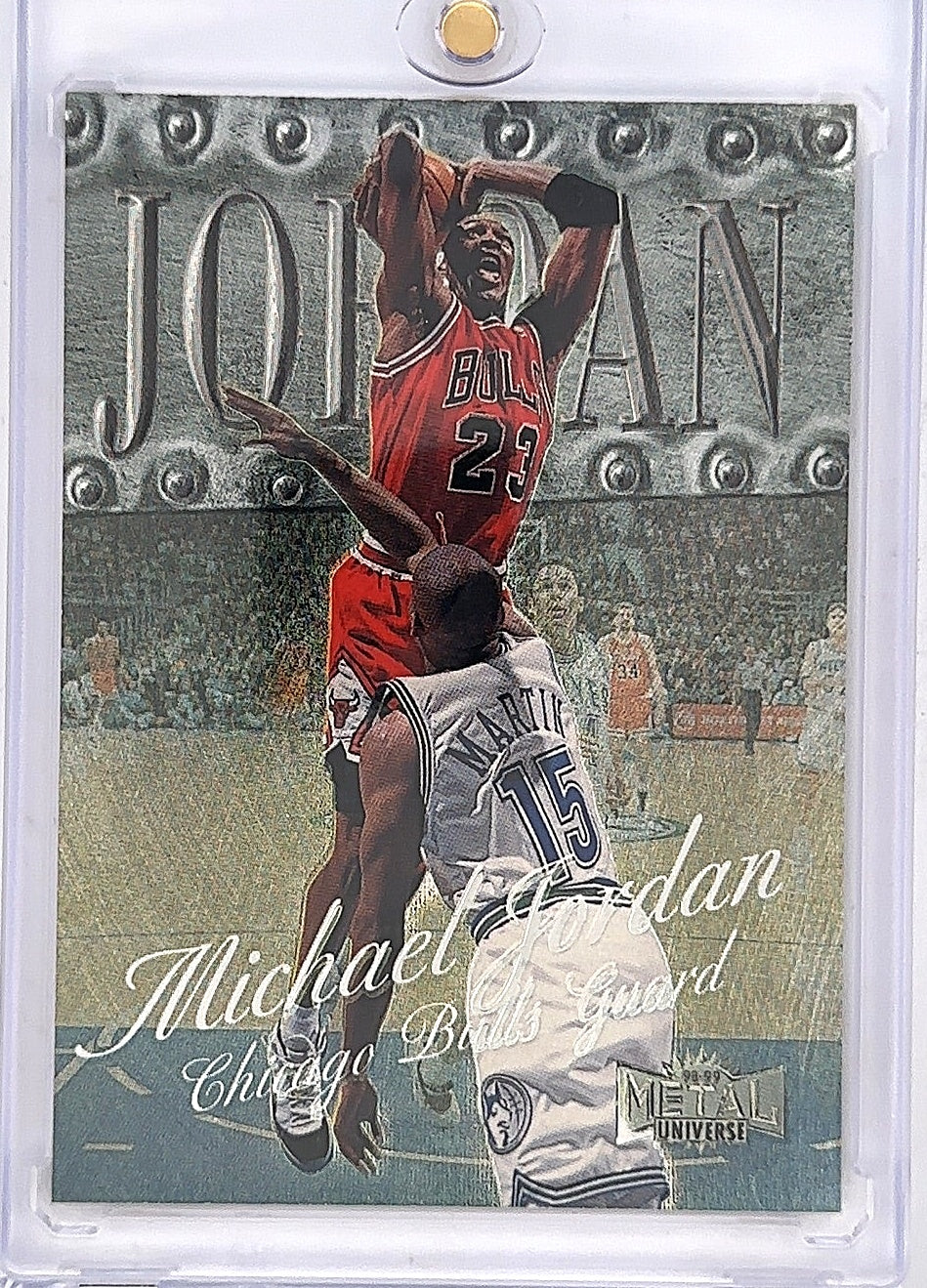 1998 Metal Universe Michael Jordan #1 — front