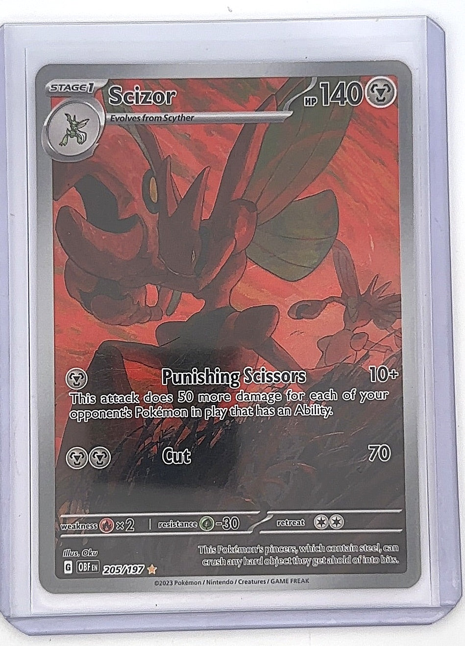 Scizor - 205/197 #205/197 — front
