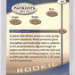Tom Brady #343 Rookie 2000 Quantum Leaf — back