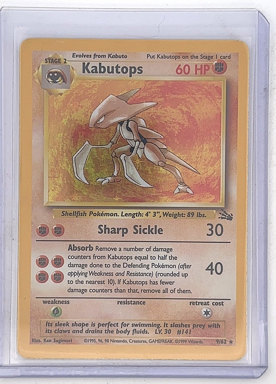 Kabutops (9) #09/62 — front