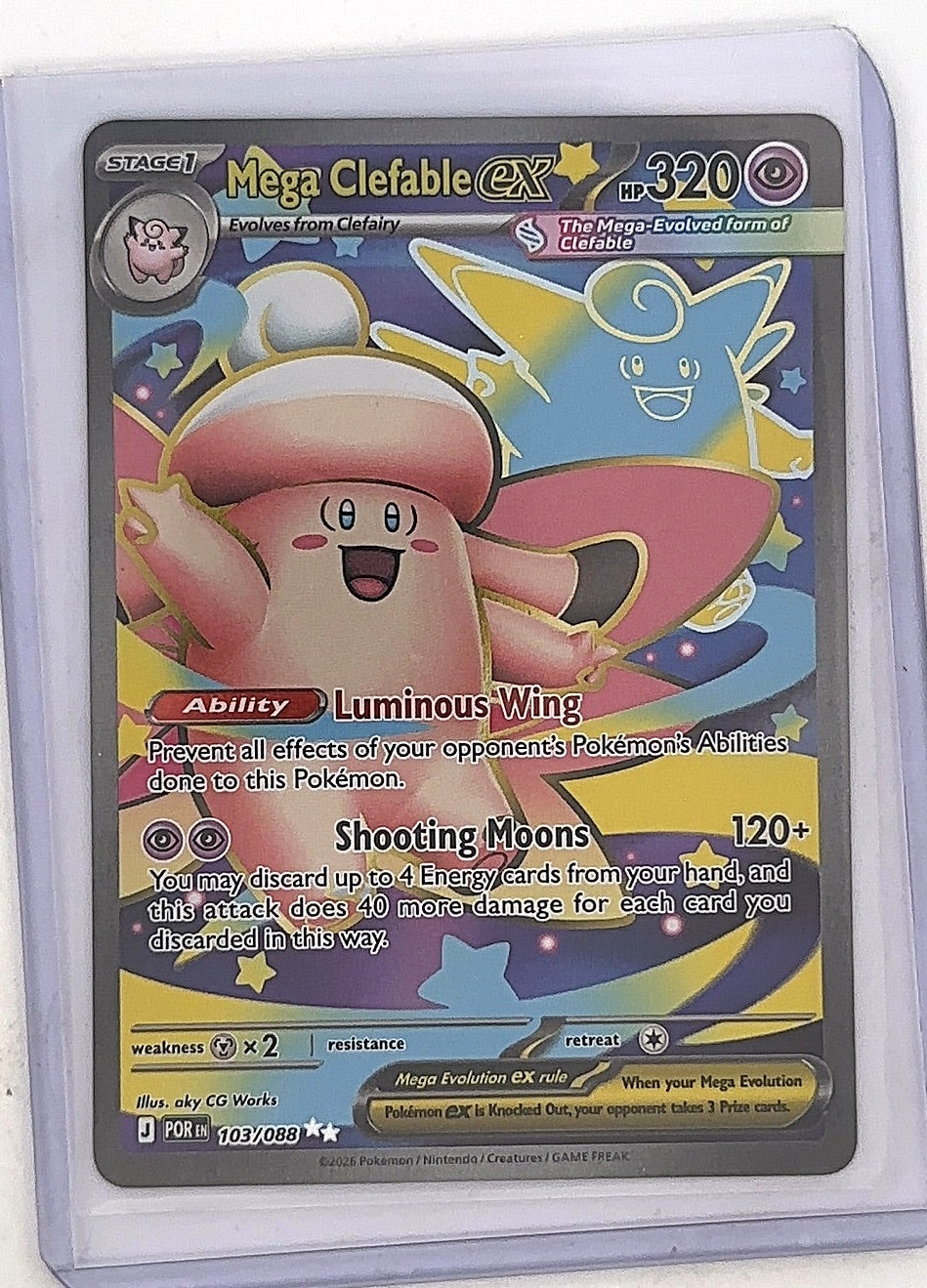 Mega Clefable ex - 103/088 #103/088 — front