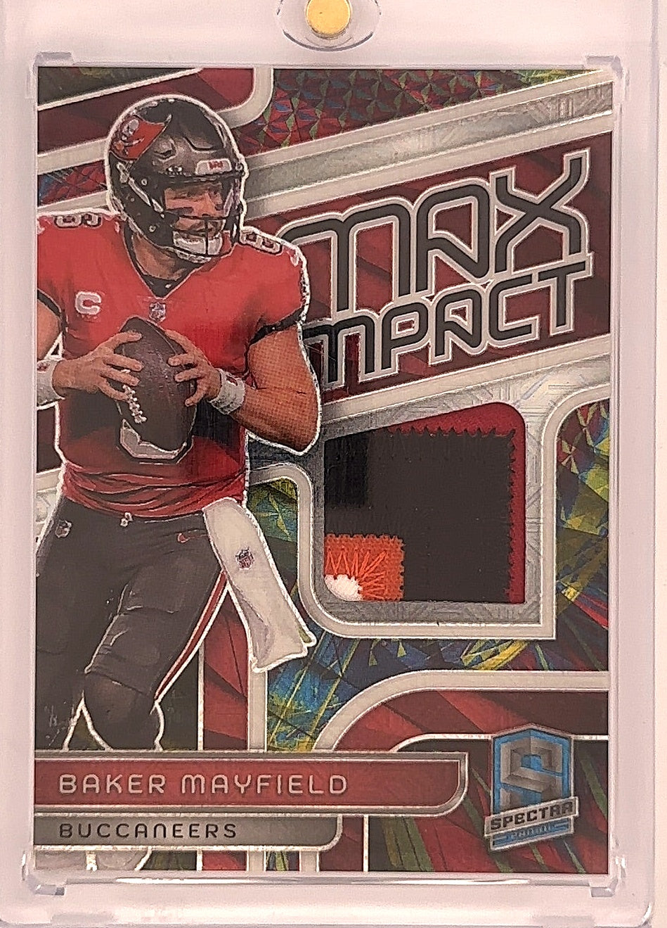 2024 Panini Spectra Max Impact Baker Mayfield /25 #MI-BMD — front