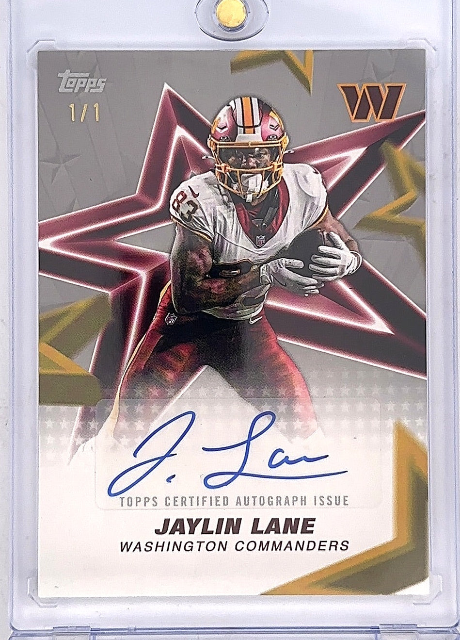2026 Topps Flagship NFL Stars Autograph Jaylin Lane [1/1] #NFLSA-JL — front