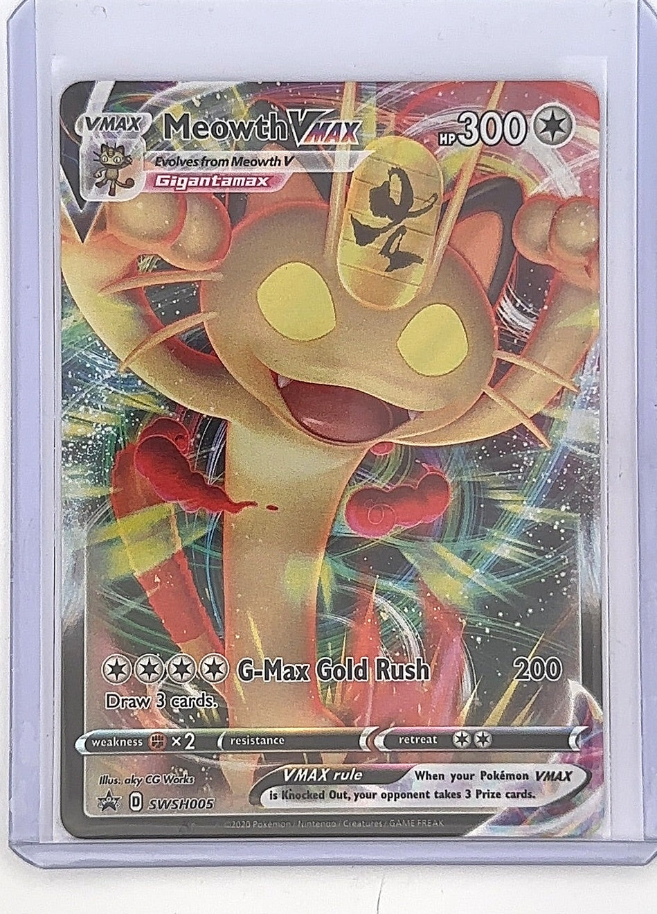 Meowth VMAX - SWSH005 #SWSH005 — front