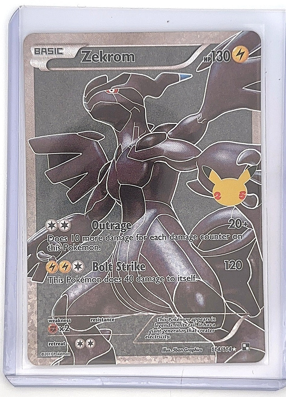 Zekrom #114/114 — front