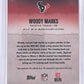 Woody Marks 157/275 Topps Autograph Issue — back
