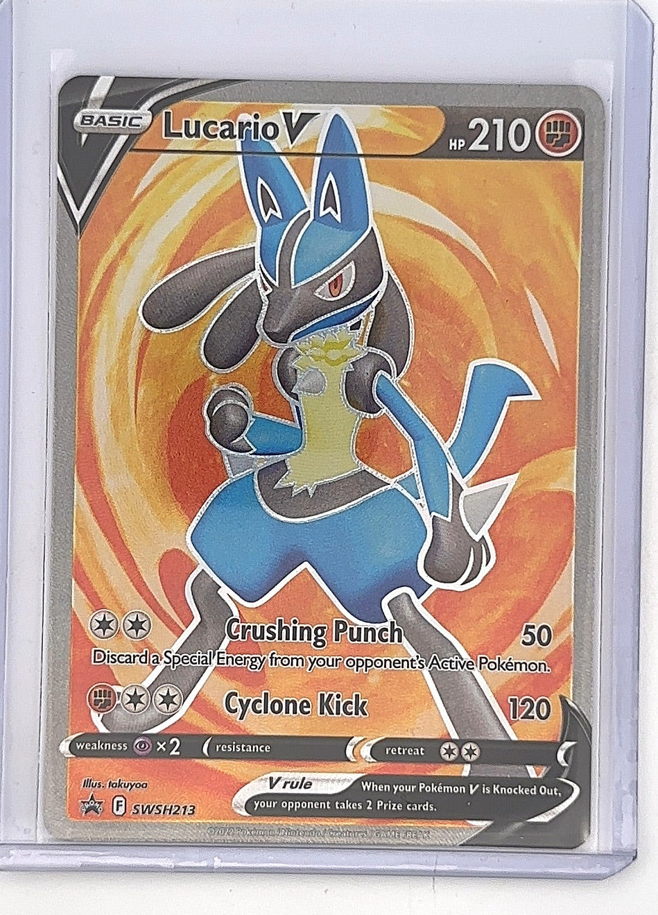 Lucario V - SWSH213 #SWSH213 — front