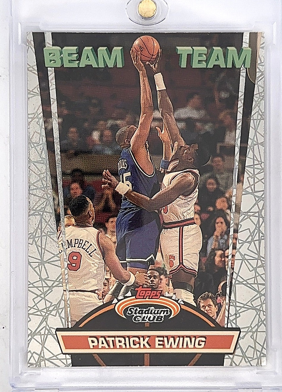 1992 Stadium Club Beam Team Patrick Ewing #18 — front