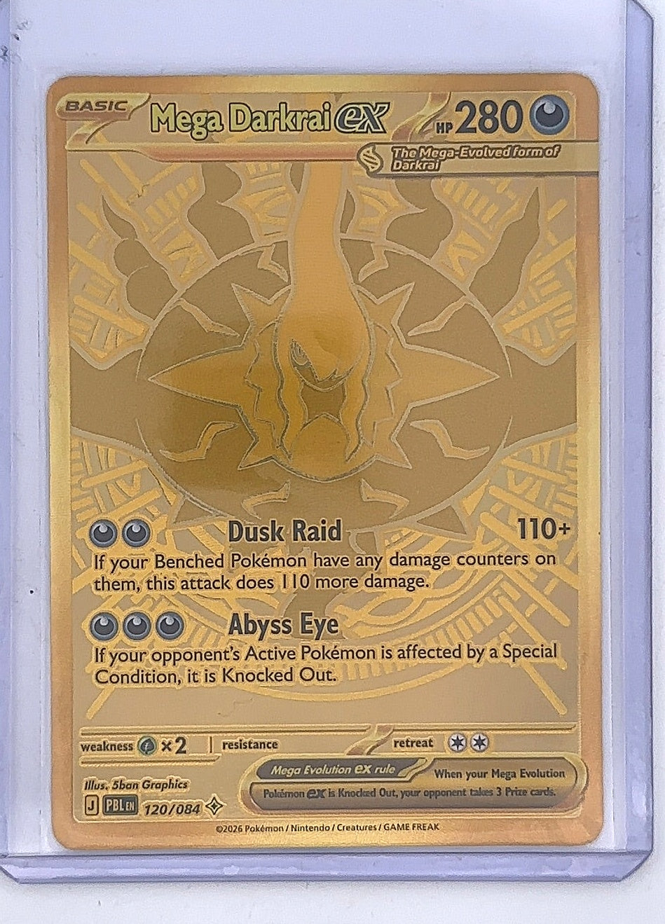 Mega Darkrai ex - 120/084 #120/084 — front