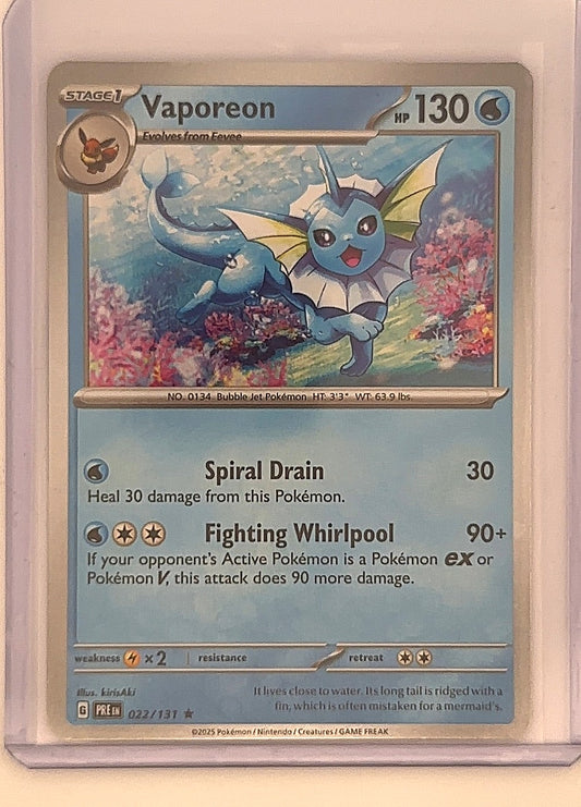Vaporeon - 022/131 (Cosmos Holo) #022/131 — front