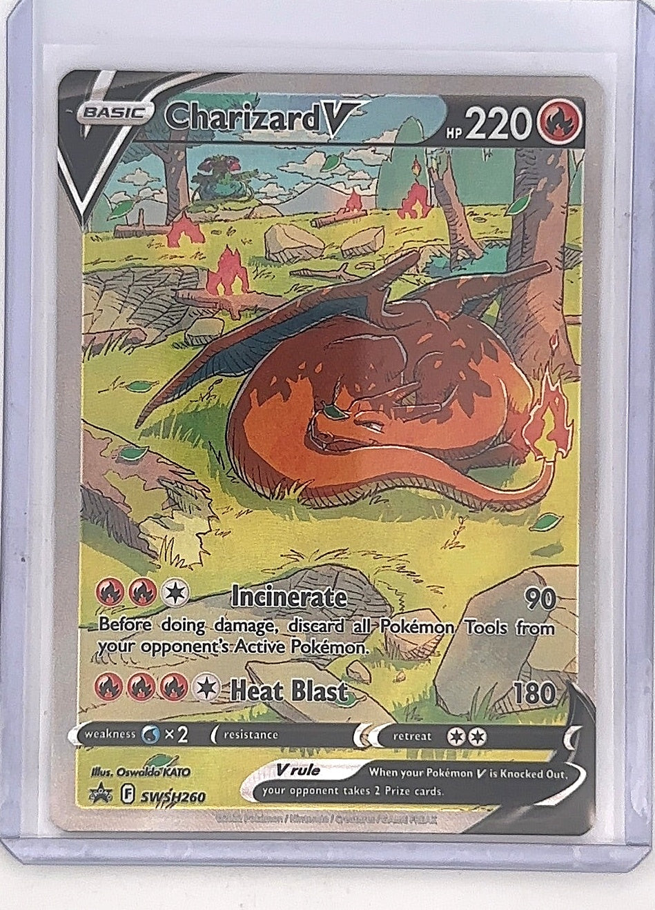 Charizard V - SWSH260 #SWSH260 — front