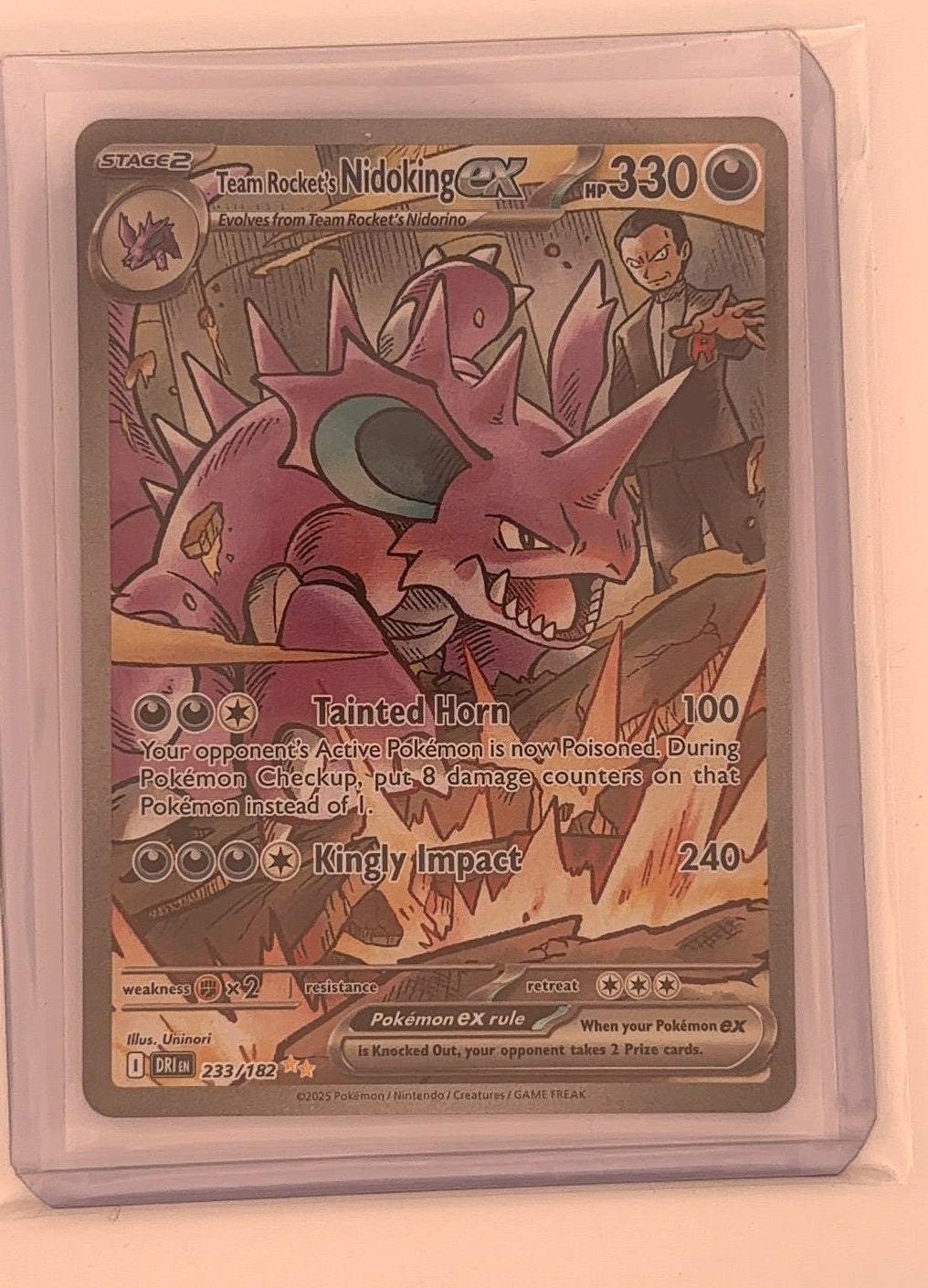 Team Rocket's Nidoking ex - 233/182 #233/182 — front