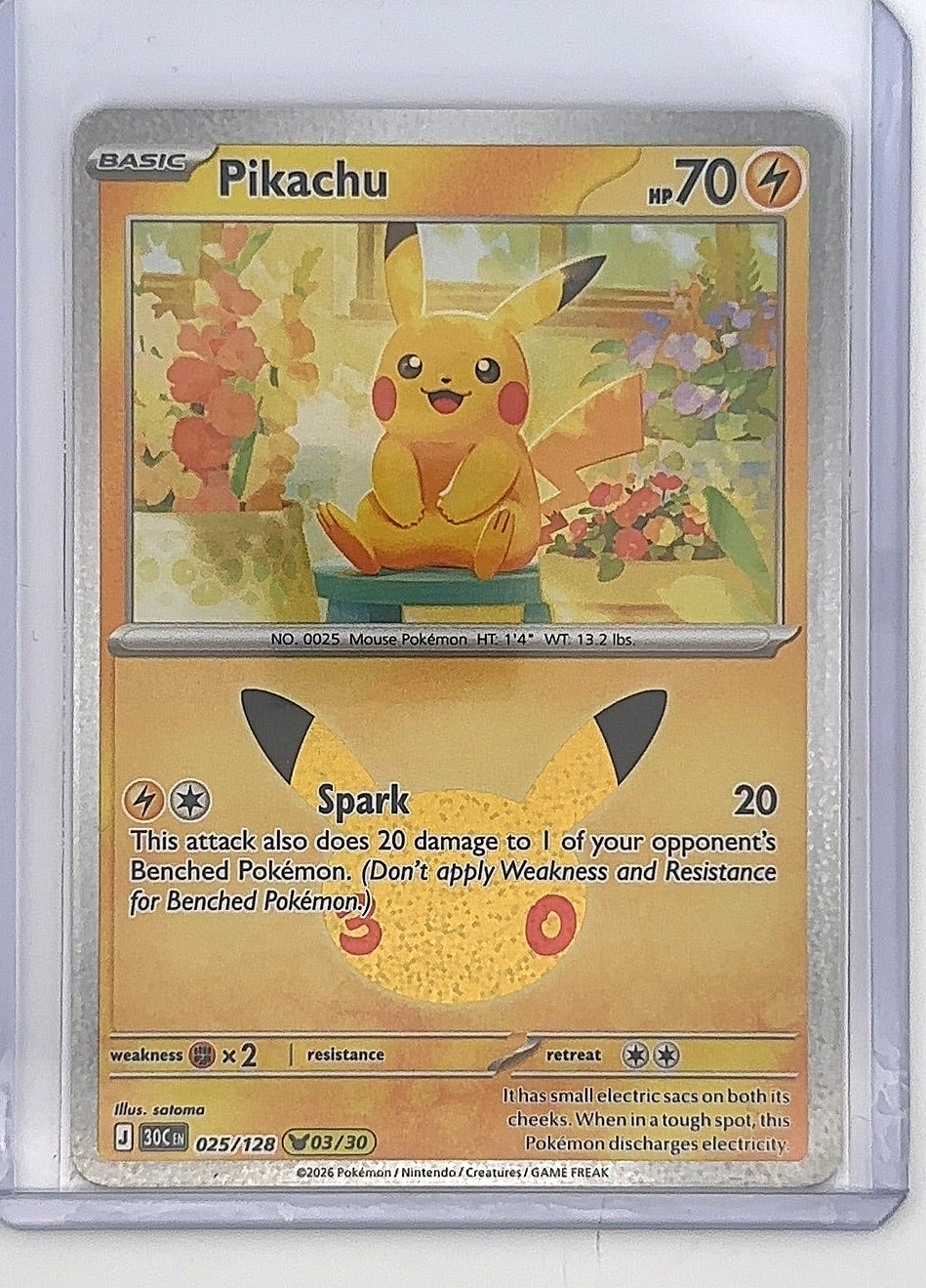 Pikachu - 025/128 #025/128 — front