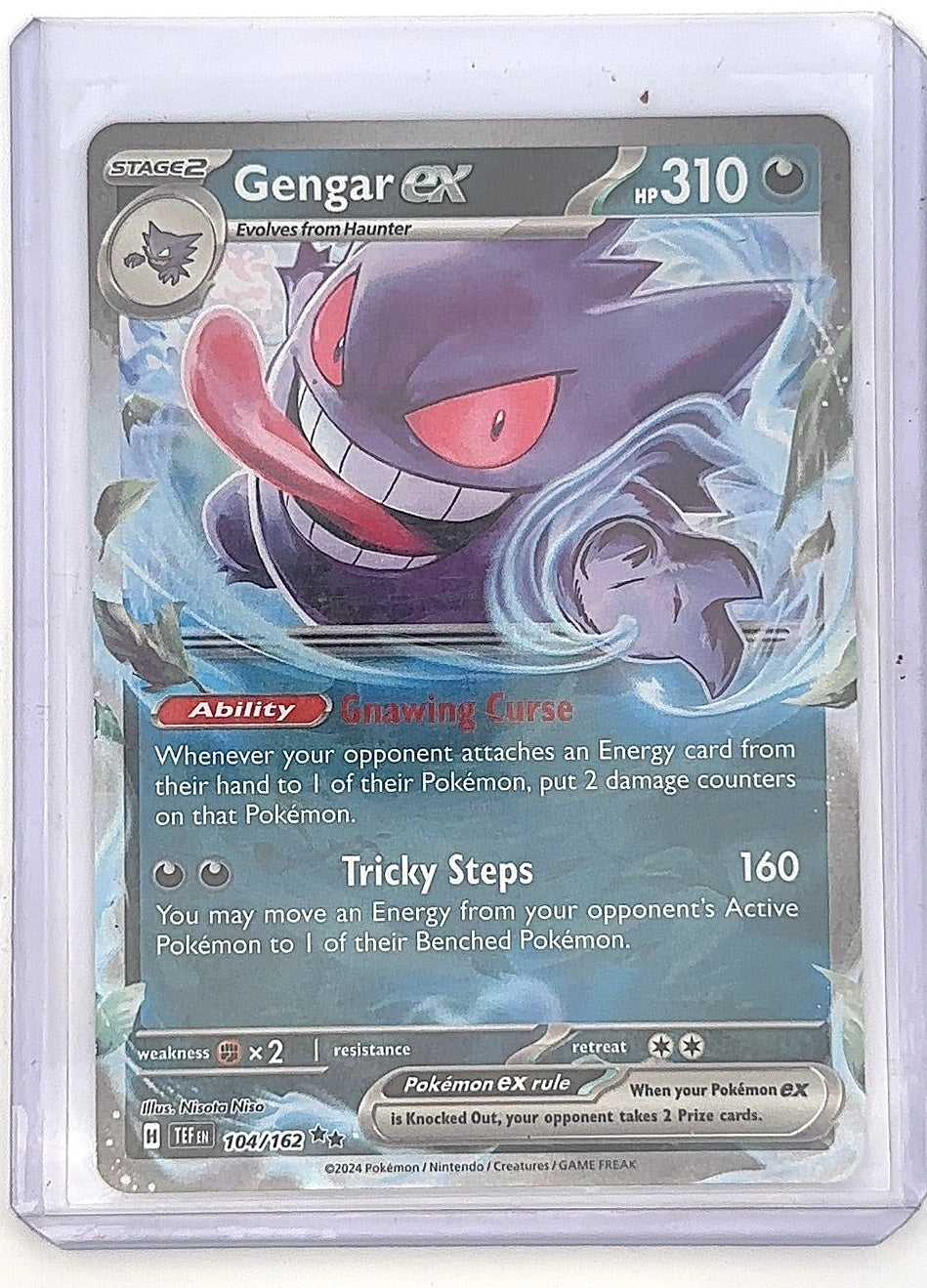 Gengar ex - 104/162 #104/162 — front