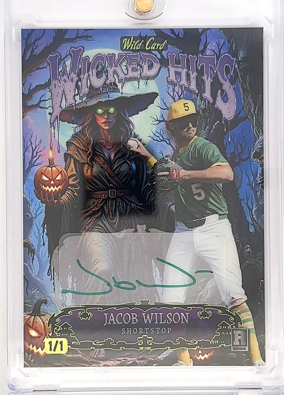 Jacob Wilson Wild Card Wicked Hits Auto — front