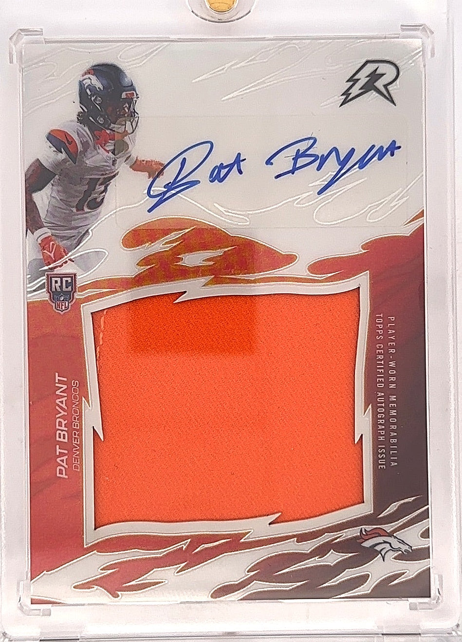 2025 Topps Resurgence Rookie Relic Signature Pat Bryant #RRS-PB — front