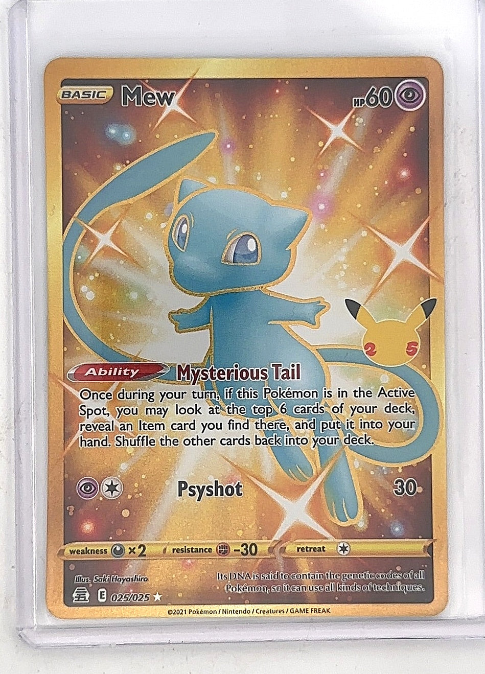 Mew (Secret) #025/025 — front