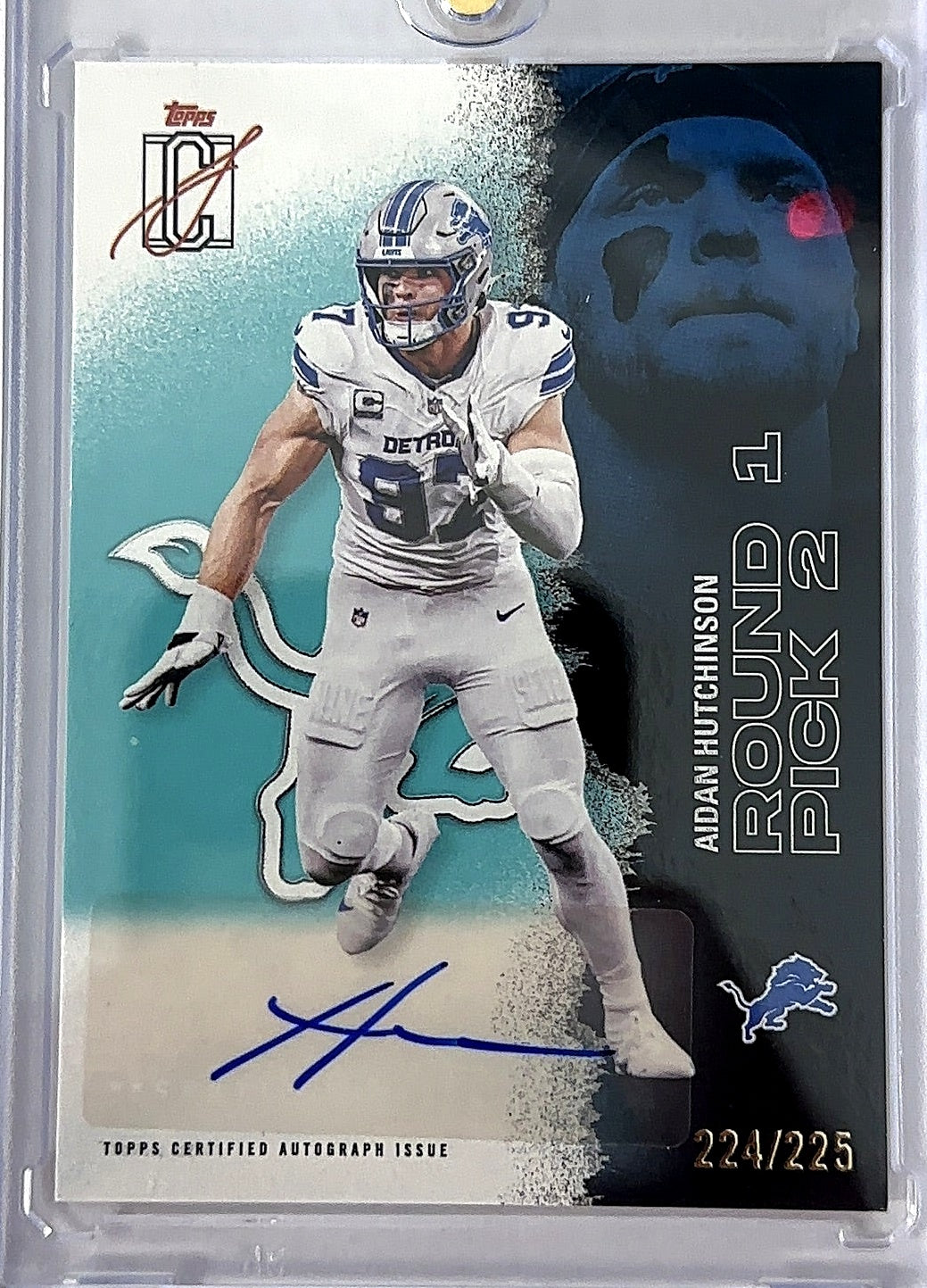2025 Topps Signature Class Aidan Hutchinson [Autograph] #74 — front