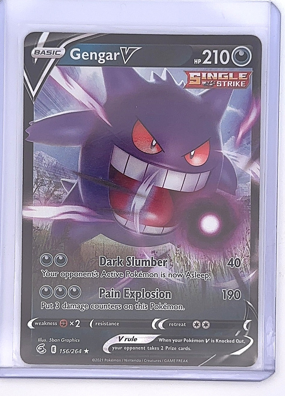 Gengar V #156/264 — front