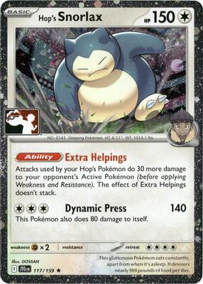 Hop's Snorlax - 117/159 (Cosmos Holo) #117/159 — stock