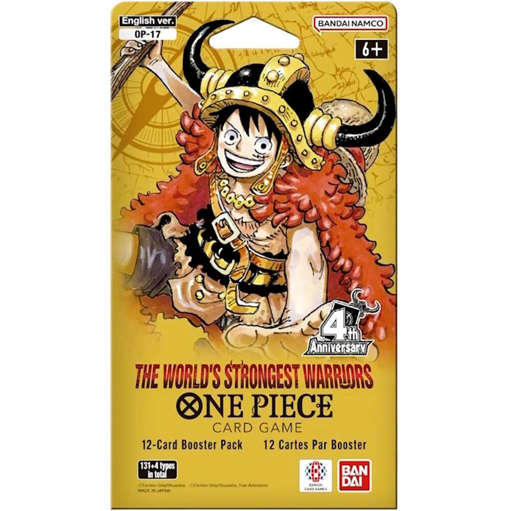 The World's Strongest Warriors Sleeved Booster Pack - The World's Strongest Warriors (OP17)