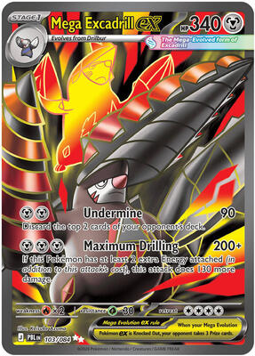 Mega Excadrill ex - 103/084 #103/084 — stock