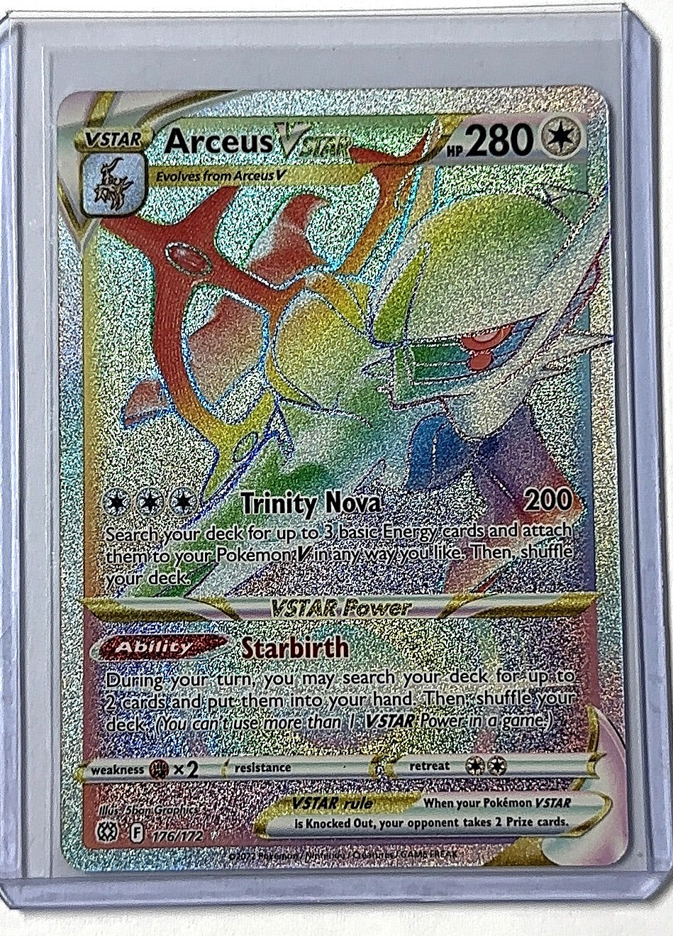 Arceus VSTAR (Secret) (176) #176/172 — front