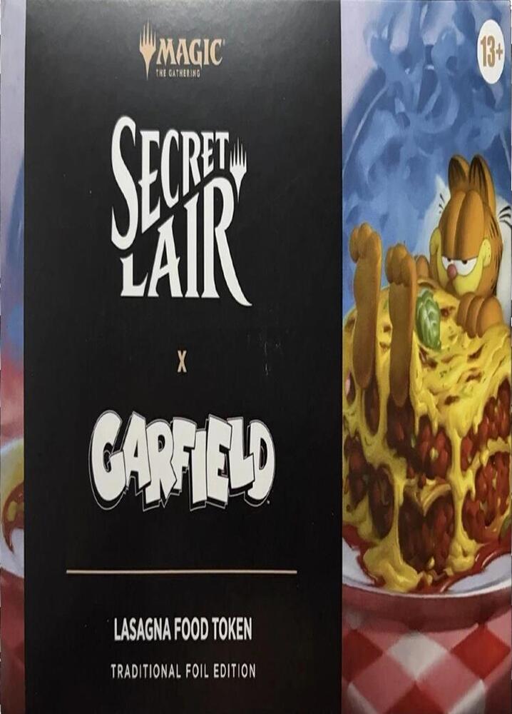 Secret Lair Drop: Secret Lair x Garfield - Lasagna Food Token - Traditional Foil Edition - Secret Lair Drop Series (SLD)