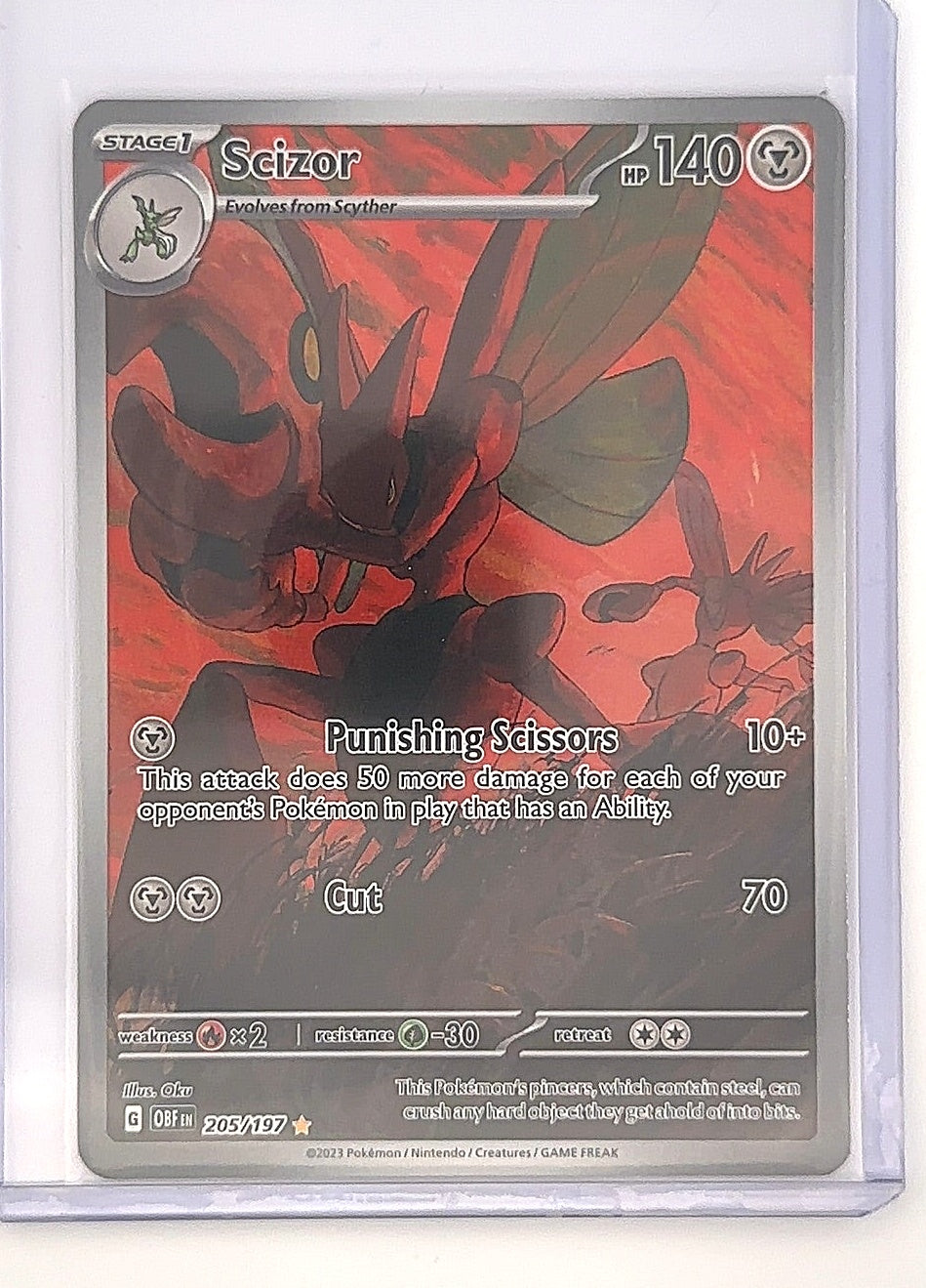 Scizor - 205/197 #205/197 — front