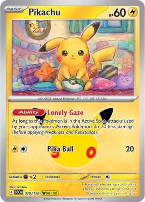 Pikachu - 028/128 #028/128 — stock
