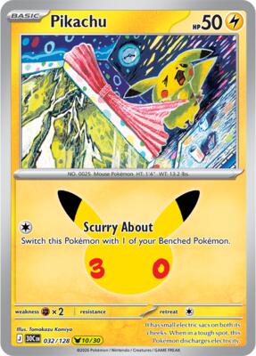 Pikachu - 032/128 #032/128 — stock