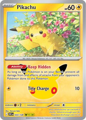 Pikachu - 033/128 #033/128 — stock