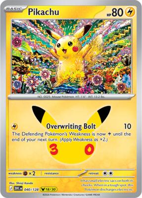 Pikachu - 040/128 #040/128 — stock