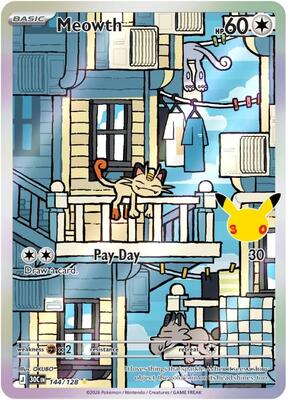 Meowth - 144/128 #144/128 — stock