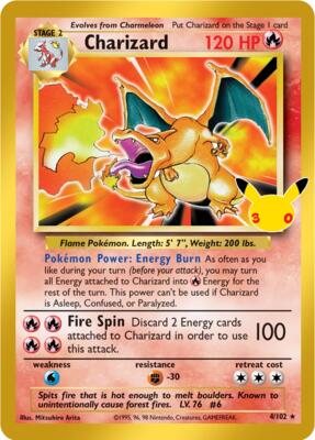 Charizard #4/102 — stock