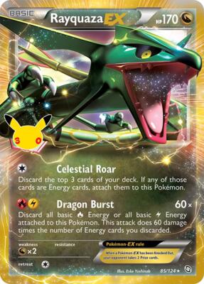Rayquaza EX #85/124 — stock
