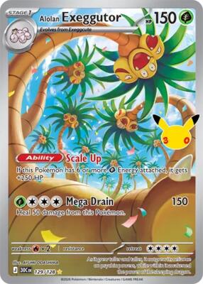 Alolan Exeggutor - 129/128 #129/128 — stock