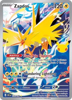 Zapdos - 133/128 #133/128 — stock