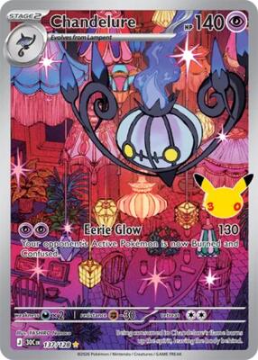 Chandelure - 137/128 #137/128 — stock
