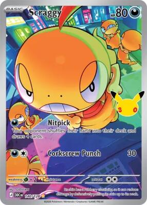 Scraggy - 140/128 #140/128 — stock