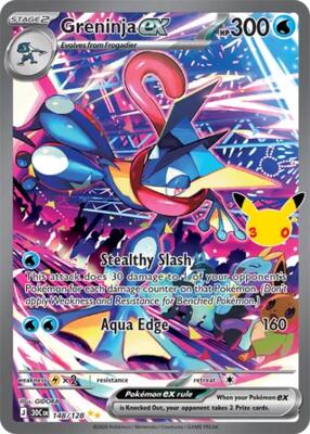 Greninja ex - 148/128 #148/128 — stock