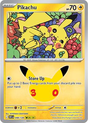 Pikachu - 048/128 #048/128 — stock