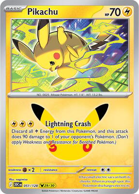 Pikachu - 051/128 #051/128 — stock